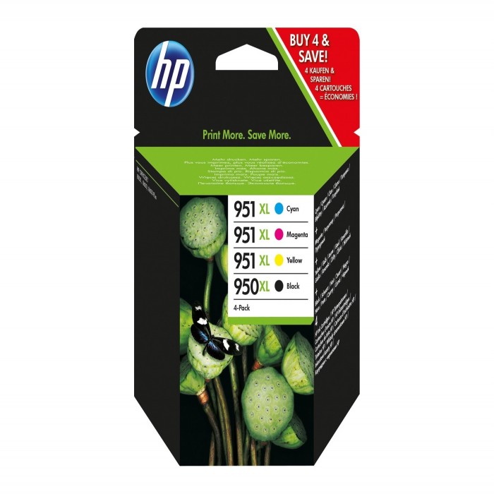 Αυθεντικά HP 950XL/951XL 4 pack combo Black/Cyan/Magenta/Yellow C2P43AE