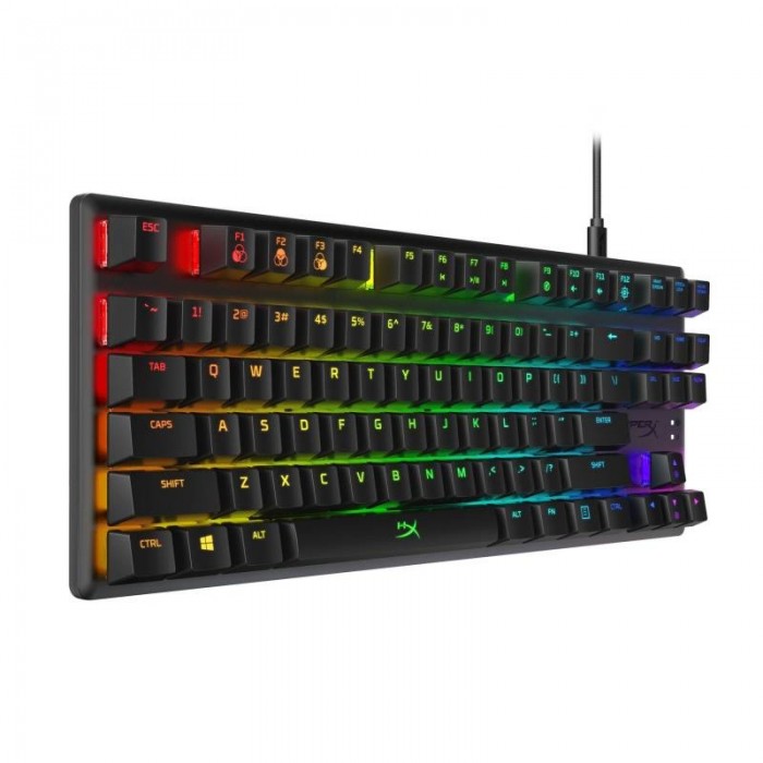 Πληκτρολόγιο HyperX Alloy Origins Core RGB Mechanical HX Blue Switches US Layout HX-KB7BLX-US