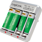 Φορτιστής για επαναφορτιζόμενες μπαταρίες LogiLink PA0168