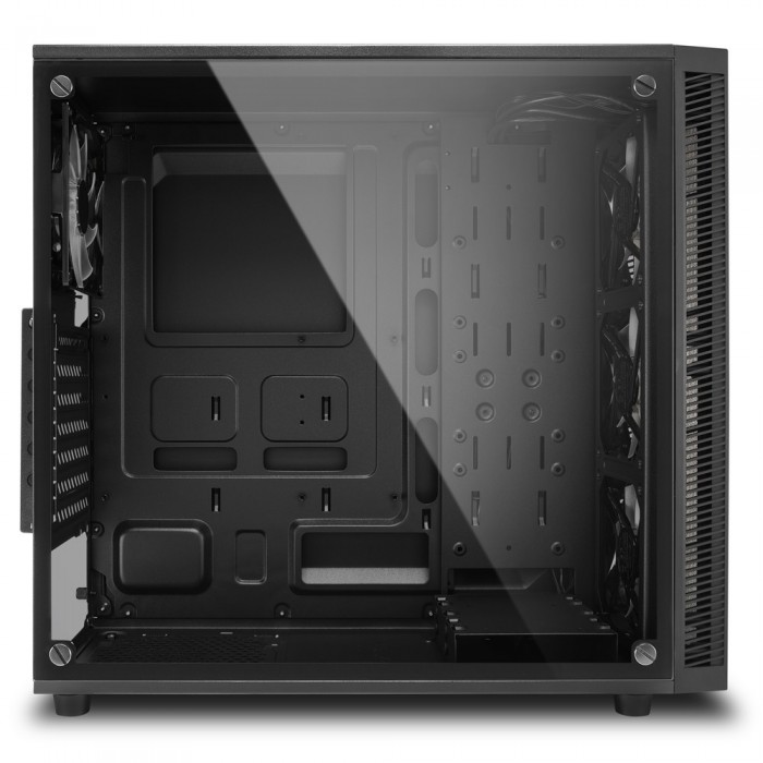 Case Midi Tower Sharkoon TG4 Red