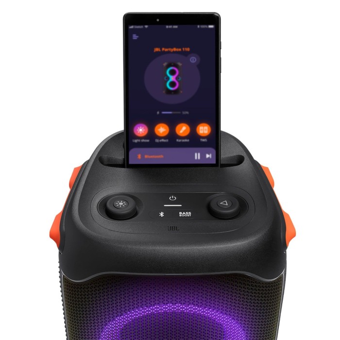 Ηχείo Bluetooth JBL Partybox 110 Μαύρο JBLPARTYBOX110EU	