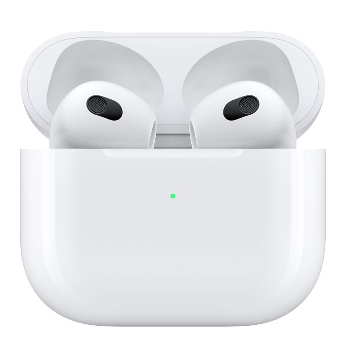 Ασύρματα Ακουστικά Bluetooth Apple AirPods 3rd Generation με θήκη φόρτισης Lighting Charge Λευκό MPNY3ZM/A