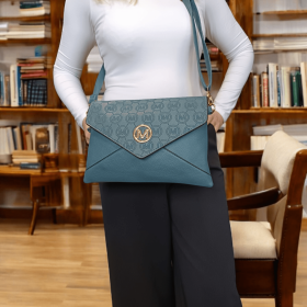 Τσάντα Φάκελος Χιαστί/Χειρός  Μπλε 111.259