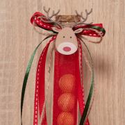 Χειροποίητη μπομπονιέρα σωλήνας christmas 6129