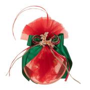 Χειροποίητη μπομπονιέρα Ρούντολφ 6130 κόκκινη