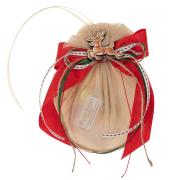 Χειροποίητη μπομπονιέρα Ρούντολφ 6131 μπεζ