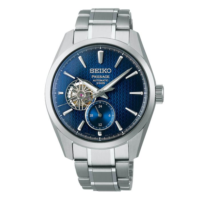 SEIKO Presage 'Ao' Sharp-Edged Open Heart Automatic Ανδρικό - SPB417J1