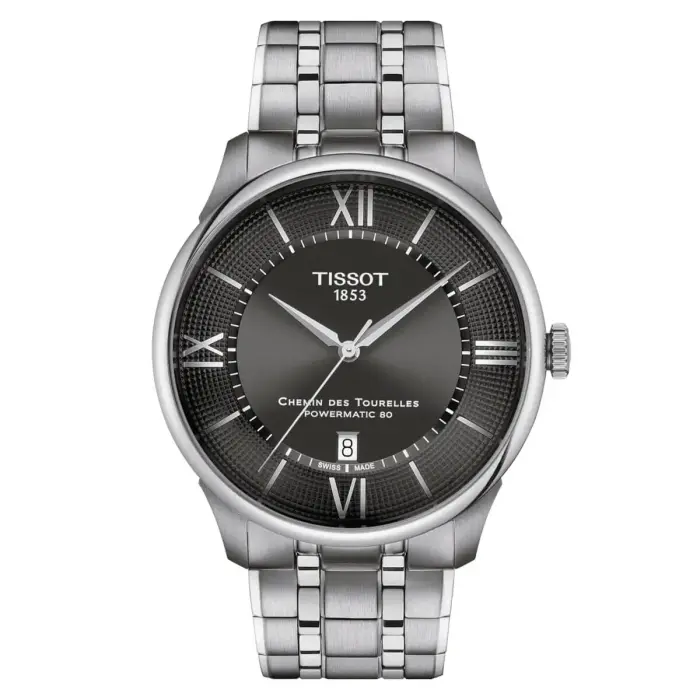 Ανδρικό Ρολόι Tissot Chemin Des Tourelles Powermatic 80 42 mm - T139.407.11.068.00