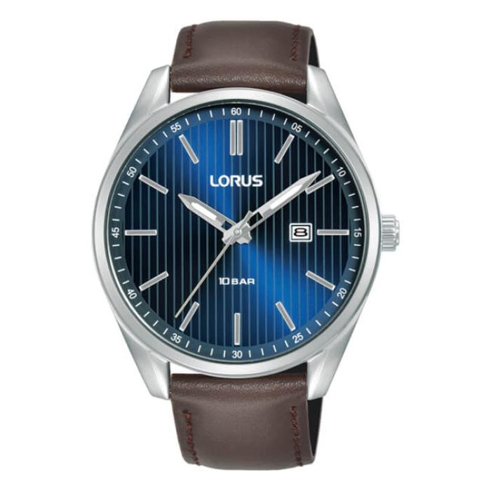 LORUS Sports Dark Brown Leather Ανδρικό - RH919QX9