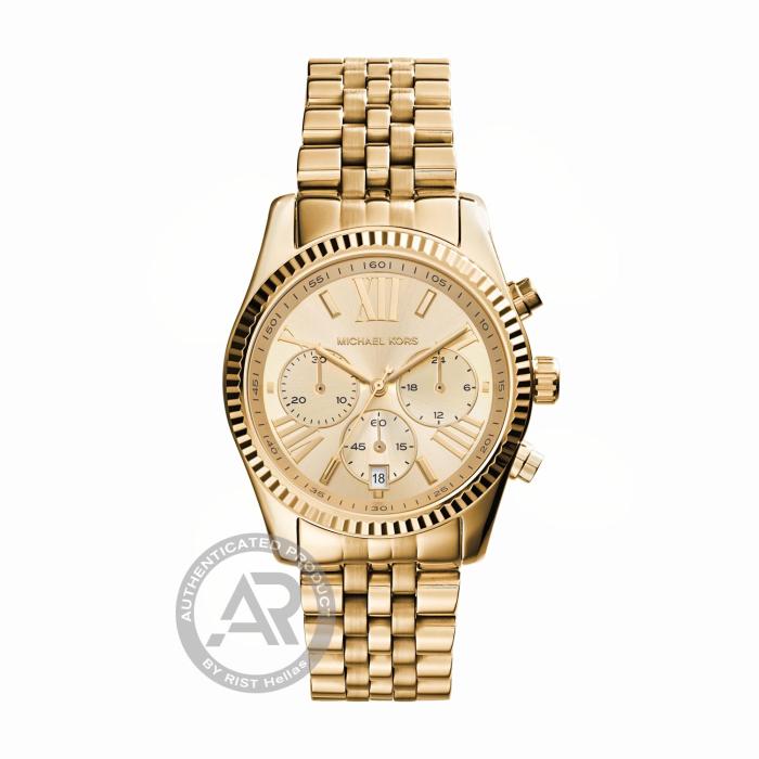 Γυναικείο Ρολόι Michael Kors exington Gold-Tone - MK7378