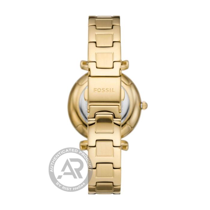 Γυναικείο Ρολόι Fossil Carlie Gold-Tone - ES5159