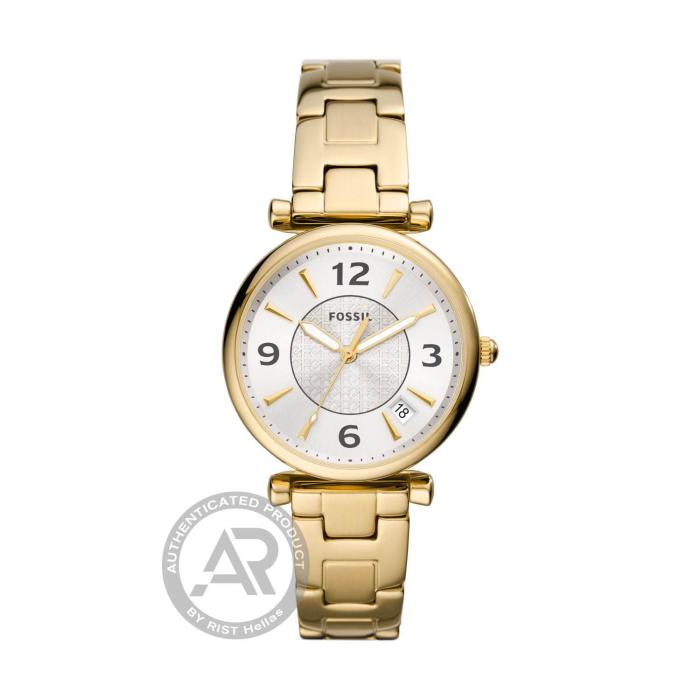 Γυναικείο Ρολόι Fossil Carlie Gold-Tone - ES5159