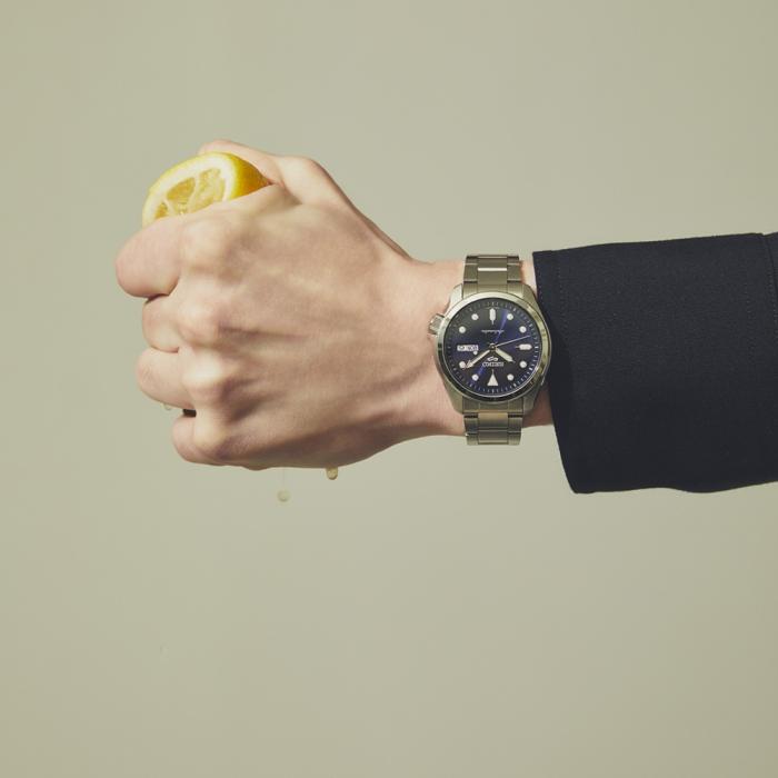 Ανδρικό Ρολόι SEIKO 5 Sports Automatic με Μπλε Καντράν - SRPE53K1F