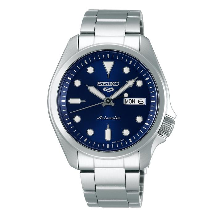 Ανδρικό Ρολόι SEIKO 5 Sports Automatic με Μπλε Καντράν - SRPE53K1F