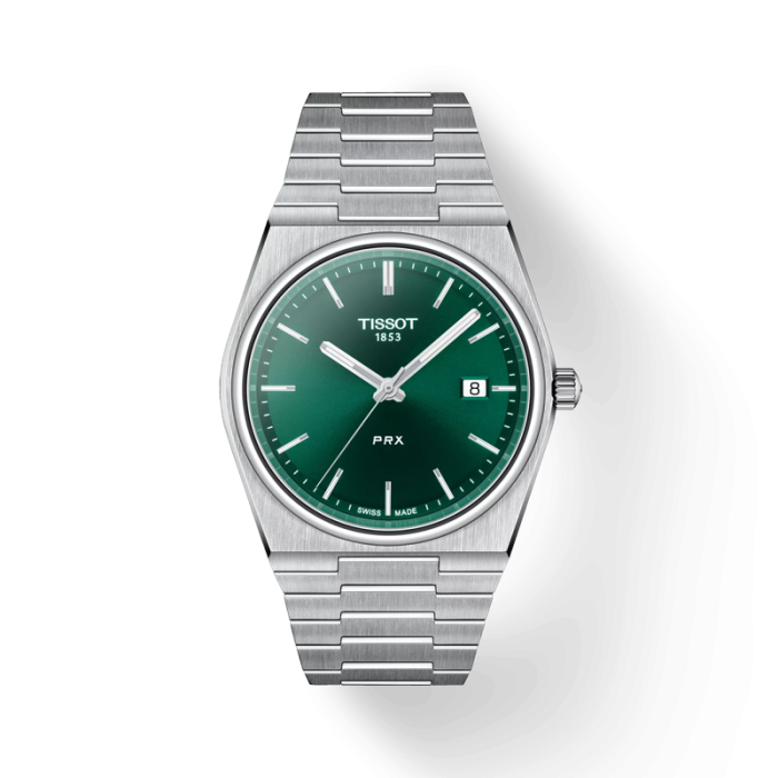 Ανδρικό Ρολόι TISSOT PRX με Πράσινο Καντράν - T1374101109100