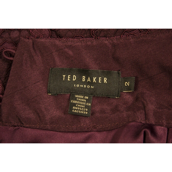 princess polly baby blue dress Ted Baker Dress 'Ralhaa' in Dark Red main image 0
