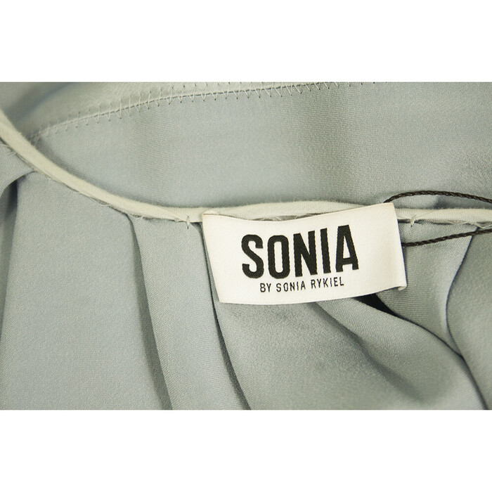 Sonia by Sonia Rykiel Blue Tone on Tone Stripes Cap Sleeves Mini Dress size 36