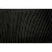 T by Alexander Wang Black Ribbed Elasticated Knee Length Skirt size M