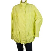 Elena Miro Yellow Midi Raincoat Trench Rain Mac Jacket Coat size UK 18 Eur 48