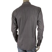 Burberry London Black Blue Plaid Check Shirt Long Sleeve Men' s M