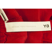 Y-3 Adidas Yohji Yamamoto Red Sport Zip Bermuda Trousers Shorts Pants size XS