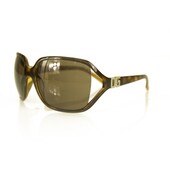 Dolce & Gabbana D&G Tortoise Brown Oversize Sunglasses w. Crystals in Box