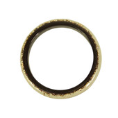 Louis Vuitton Thin Inclusion PM brown with gold resin sequins bangle bracelet