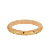 Louis Vuitton Thin Inclusion PM baby pink with gold resin sequins bangle bracelet
