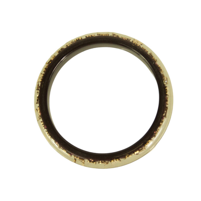 Louis Vuitton Thin Inclusion PM brown with gold resin sequins bangle bracelet