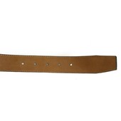 JOOP! Brown Croco Embossed Men's Leather Belt w. Silver Tone Buckle size 95