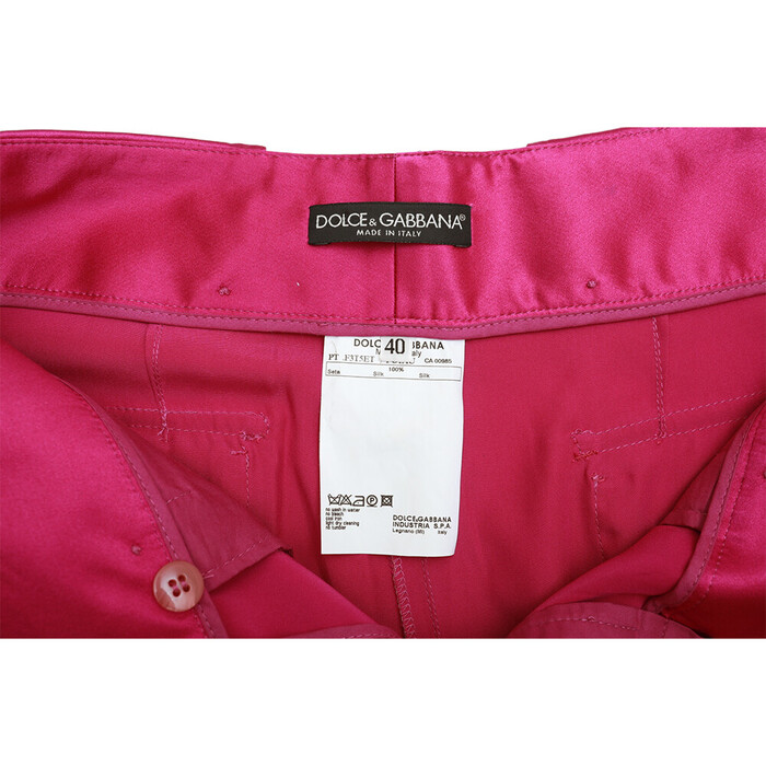 Dolce & Gabbana D&G Fuchsia Pink Shorts Bermuda Trousers Pants size 40