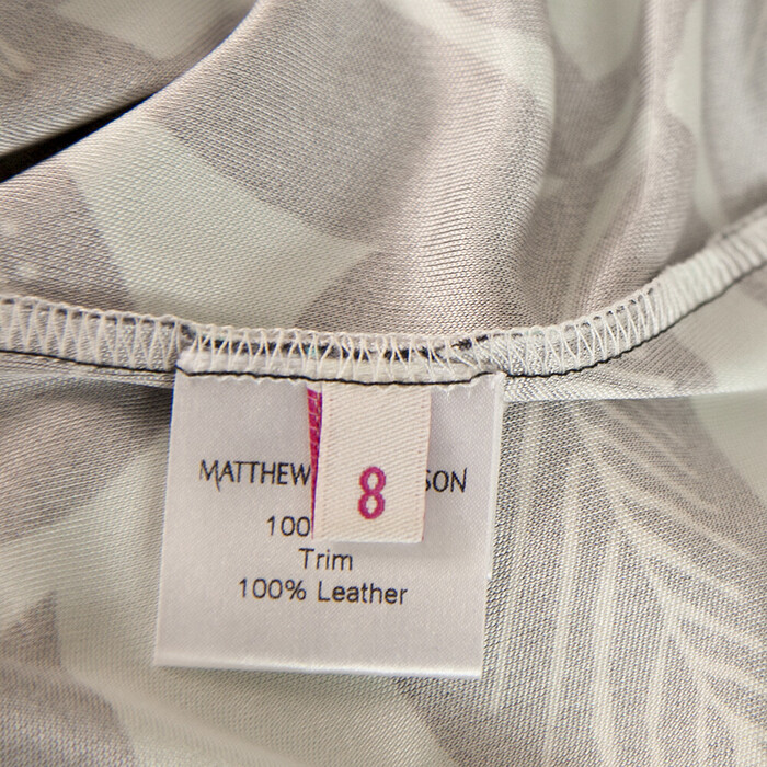 Matthew Williamson Ethnic Print Silk Αμάνικο Μίνι καλοκαιρινό φόρεμα μεγέθους 8