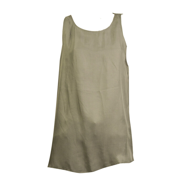 Philosophy Gray Long Length Sleeveless Tank Top Blouse - Size L