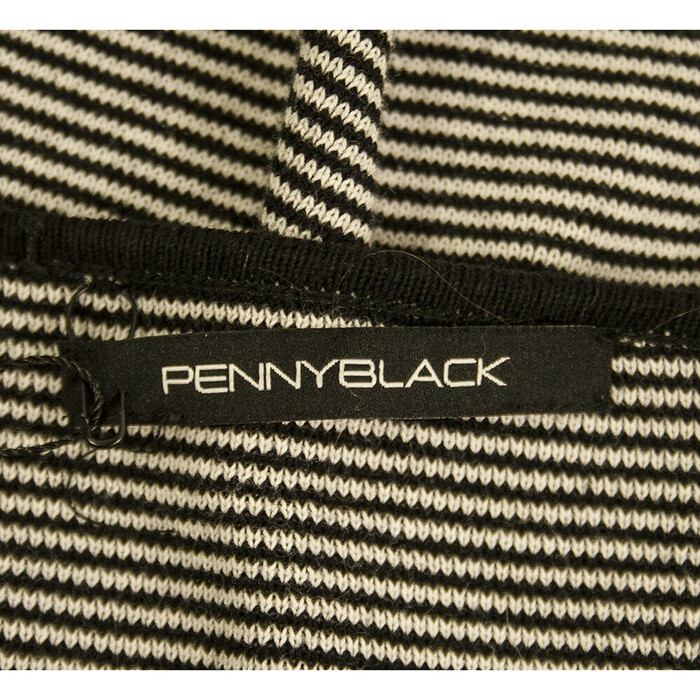 Pennyblack Penny Black Striped Black & White Knit Long Sleeve Cardigan Cardi