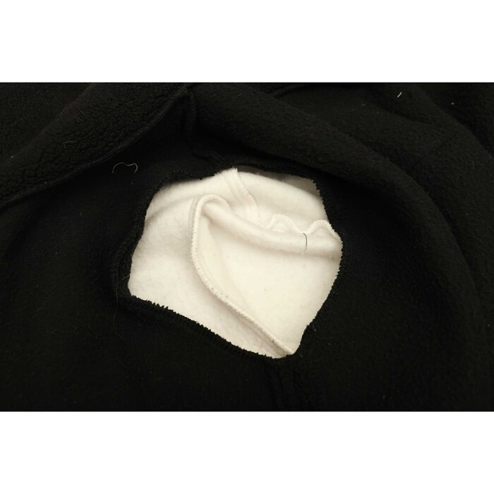 Lotus Eaters White w.Black Trim Cotton Polyester Long Coat Jacket size S