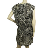 IRO Black & White Cantela Print Viscose Mini Dress size 36