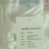 Marie Chantal Pink Cashmere Girl Set Trousers & Hoodie White Bodysuit size 6 M