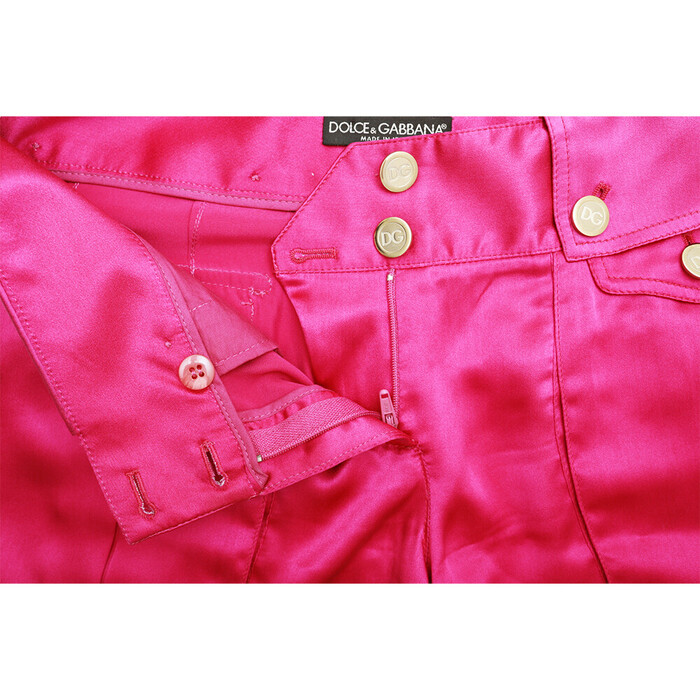 Dolce & Gabbana D&G Fuchsia Pink Shorts Bermuda Trousers Pants size 40