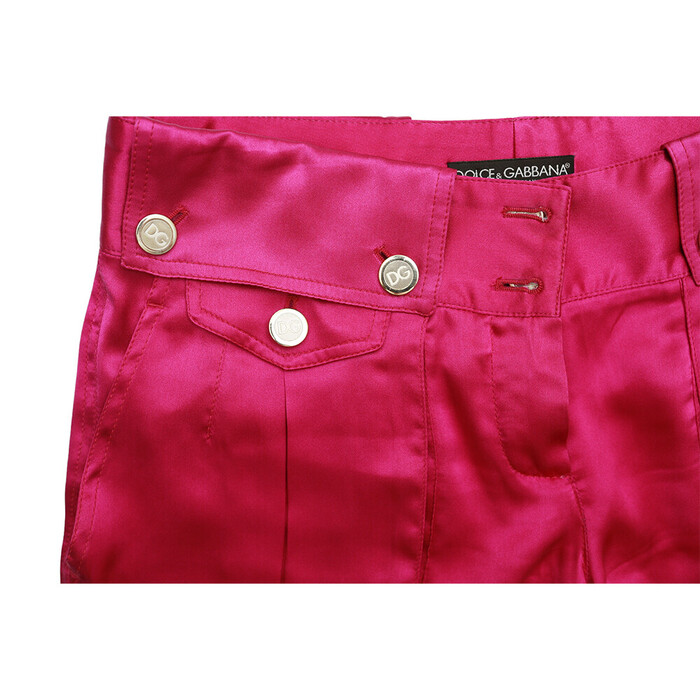 Dolce & Gabbana D&G Fuchsia Pink Shorts Bermuda Trousers Pants size 40