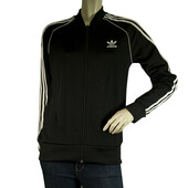 Adidas Black White Stripes Zipper Front Lightweight Unisex Jacket 13 - 14 years