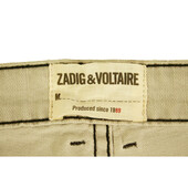 Zadig & Voltaire Paly Bleach Cut off Love & Rock Denim Jeans Shorts size 38 Gray