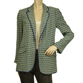 Diane Von Furstenberg DVF Roslyn Multicolor Viscose Floral Blazer Jacket size 4