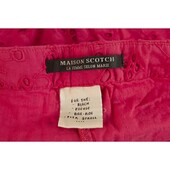 Maison Scotch Pink Broderie Shorts Summer Holiday - Size S / P