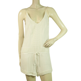 IRO Apoline White Spaghetti Straps Romper Playsuit Shorts size 36