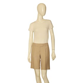 Chloe Beige Linen Blend Bermuda Shorts Trousers Pants size 40