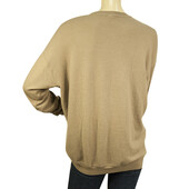 Alo Yoga Brown Beige Top Sweatshirt Sport Lounge Top size XS