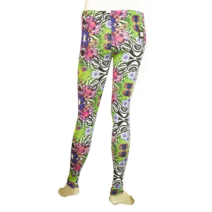 Philipp Plein Multicolor Floral Leggings Elastic Viscose trousers pants XS