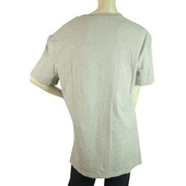 McQ Alexander McQueen Gray Cotton Short Sleeves Relaxed T- Shirt Top Size M