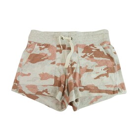 Nike Pink Gray Camo Camouflage Shorts Track Sport Short pants sz S