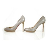 Christian Louboutin 120mm Round Toe light lilac platform pumps Heels size 40